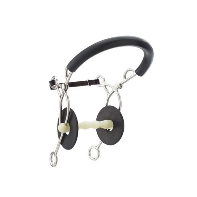 Filetto + Hackamore con imboccatura intera HAPPY MOUTH HB-2726