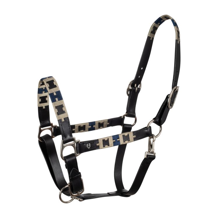 Cavezza Capezza cavallo in cuoio di alta qualità Equestro, motivi in cuoio