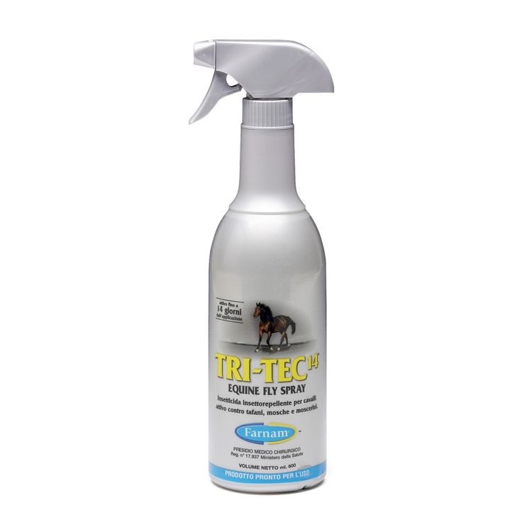 Tri-tec 14 insettorepellente spray contro mosche, moscerini, tafani, zanzare e zecche 600ml