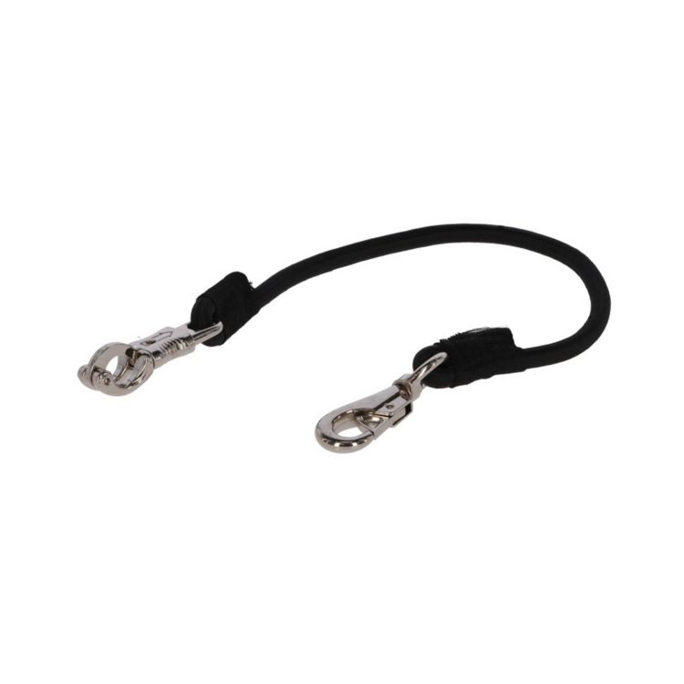 Tirante corda elastico con doppio moschettone e sgancio antipanico