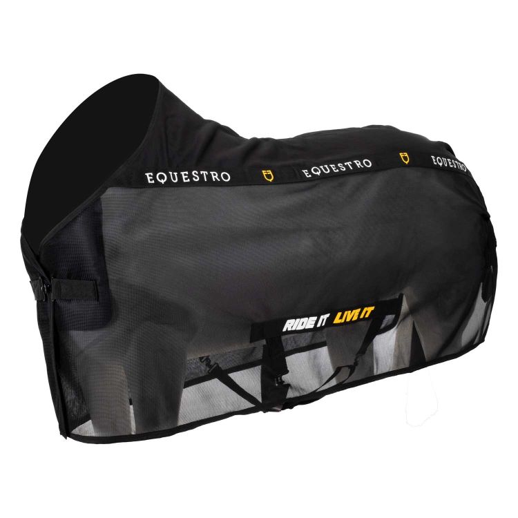Coperta antimosche Scuderia Equestro realizzata nell'innovativo tessuto mesh traforato