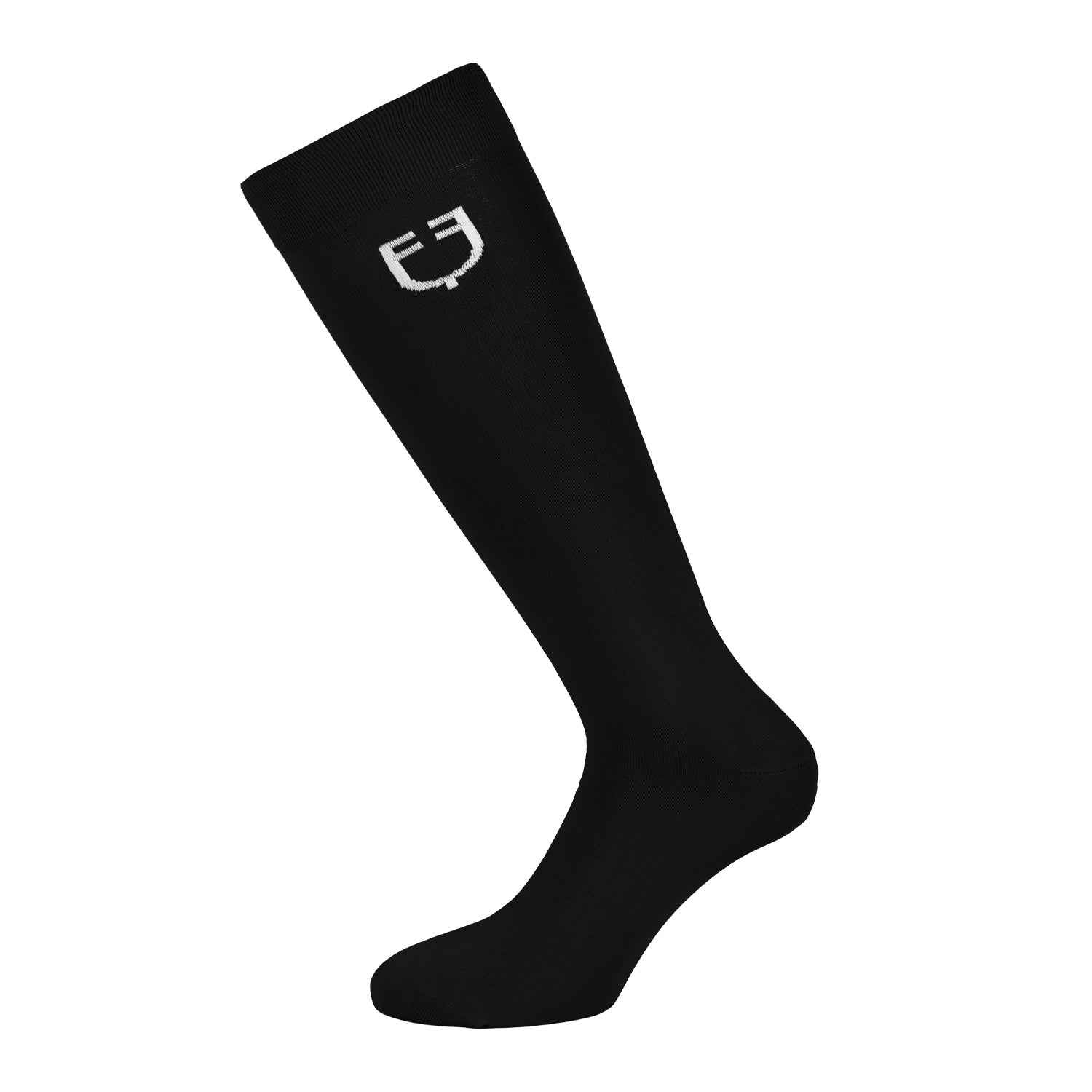 Equestro unisex light basic sock - Colore BLACK/WHITE