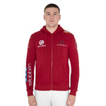 Equestro new men's multilogo hoodie - Colore SCOOTER (19-1863)