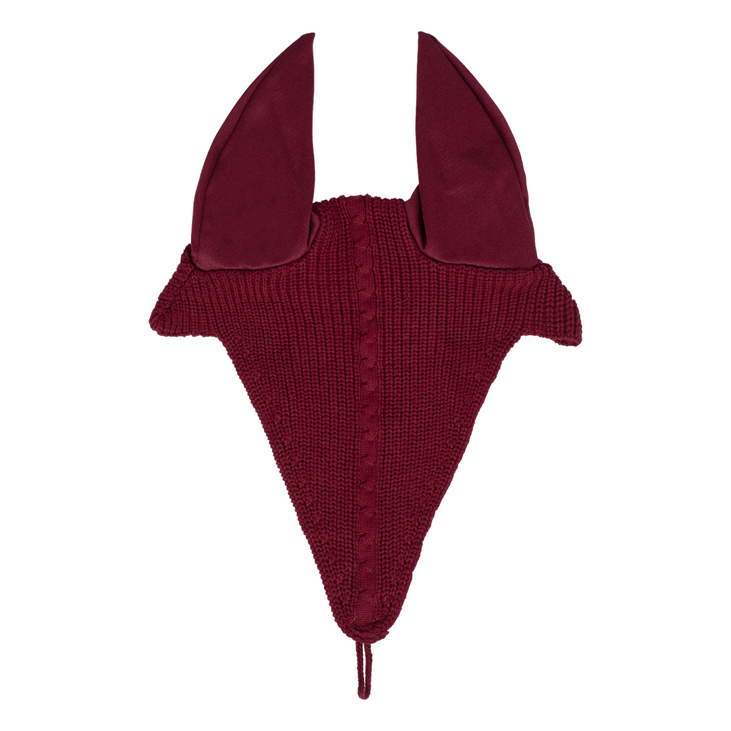 Equestro cuffietta lunga equestro a maglia 2019 attacco sulla nasalina - Colore BURGUNDY