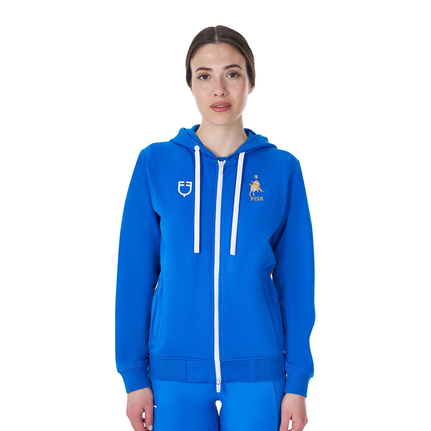 Equestro women's basic hoodie equestroxfise - neutra