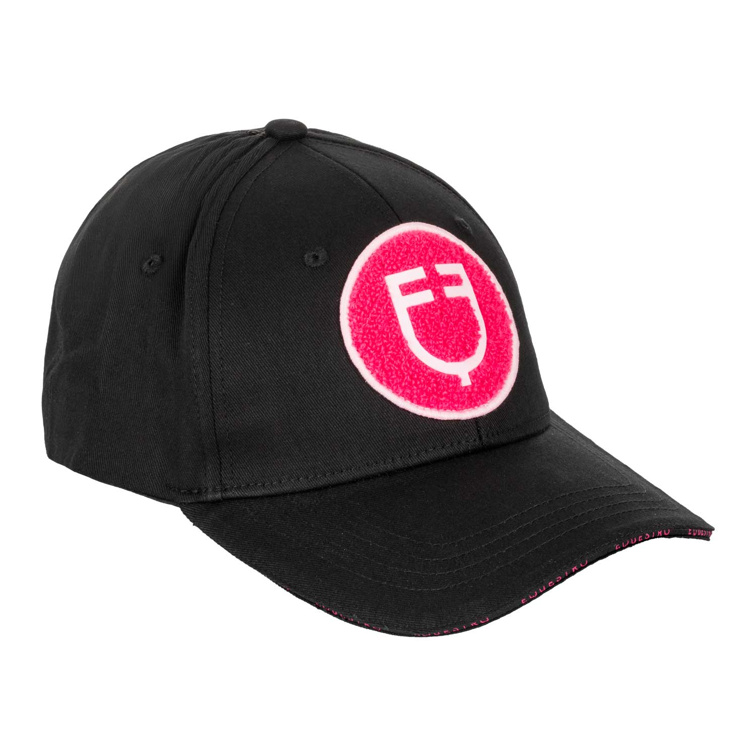 Equestro equestro college baseball cap - Colore BLACK/HONEYSUCKLE (18-2120)