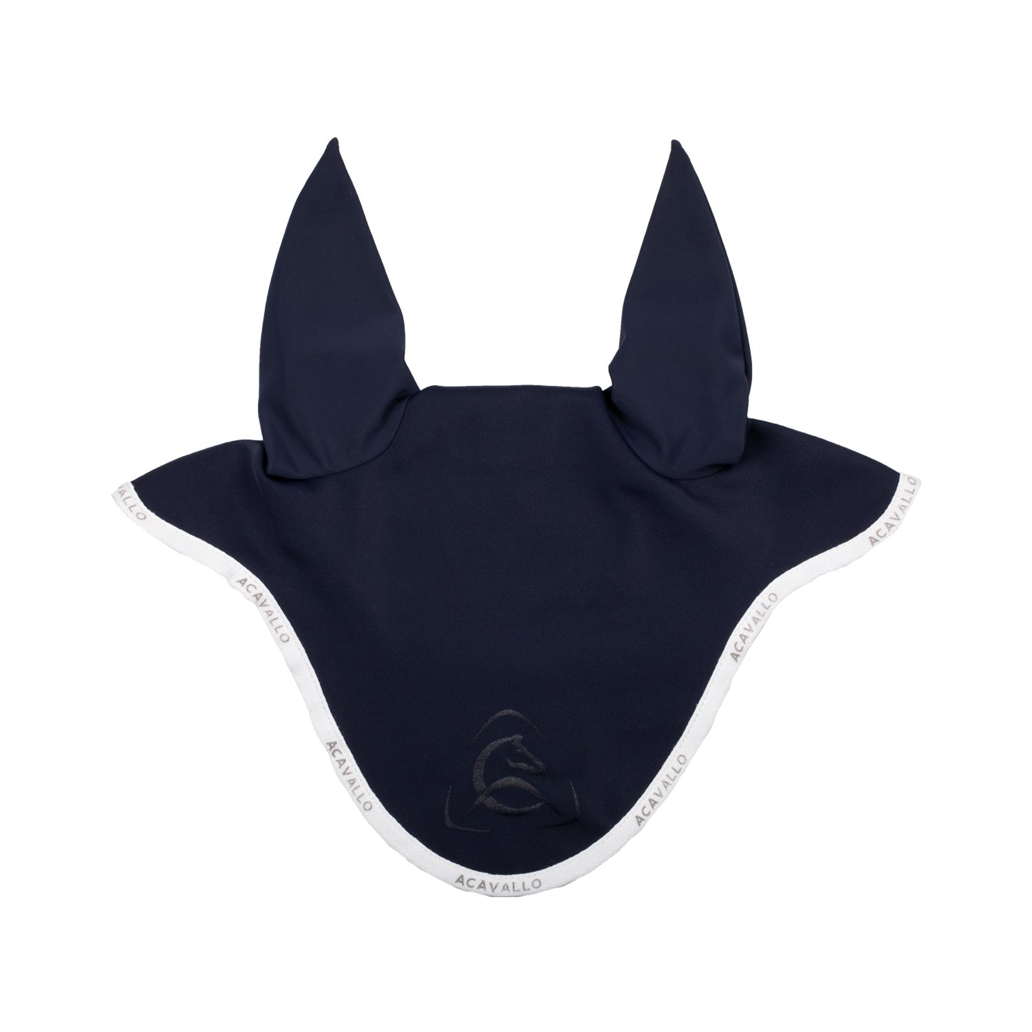Acavallo fly veil with silicon logo - Colore DEEP BLUE/WHITE