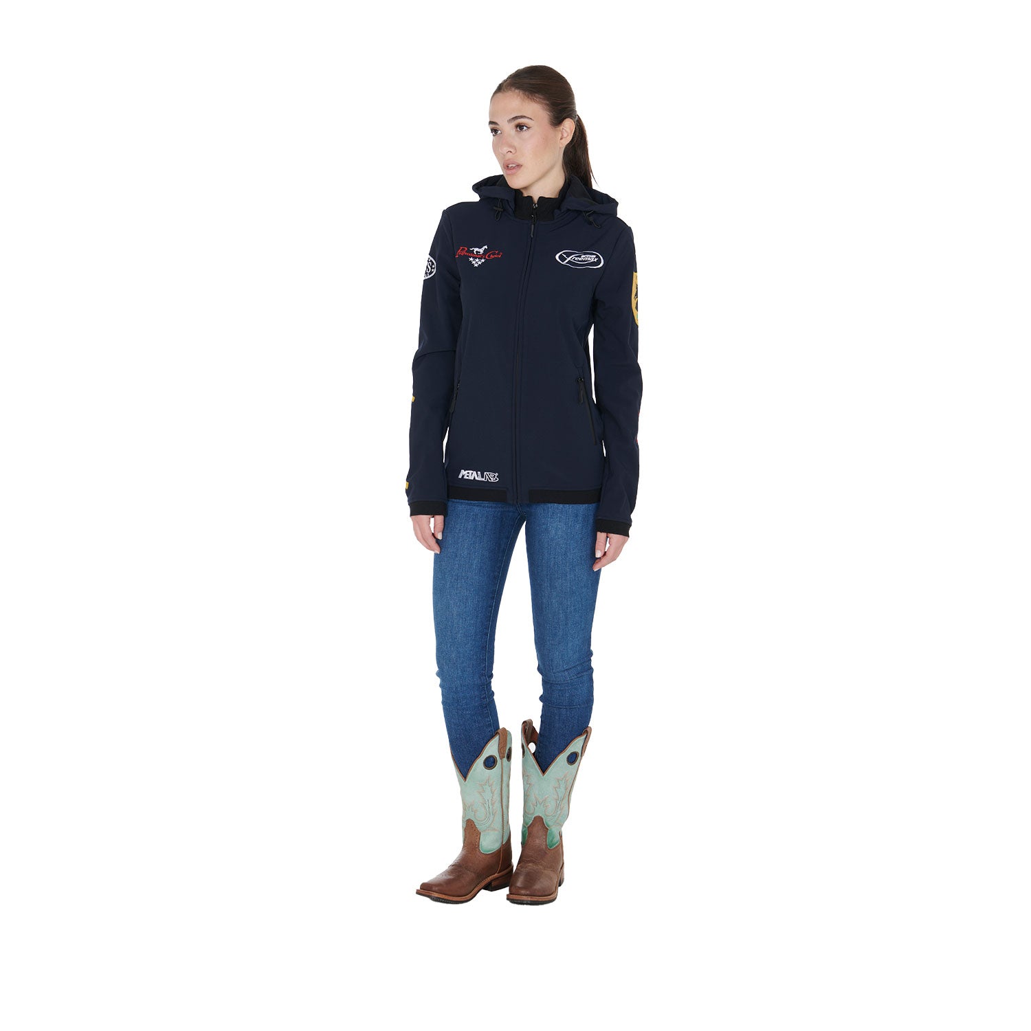 Pool's softshell unisex multilogo - Colore NAVY