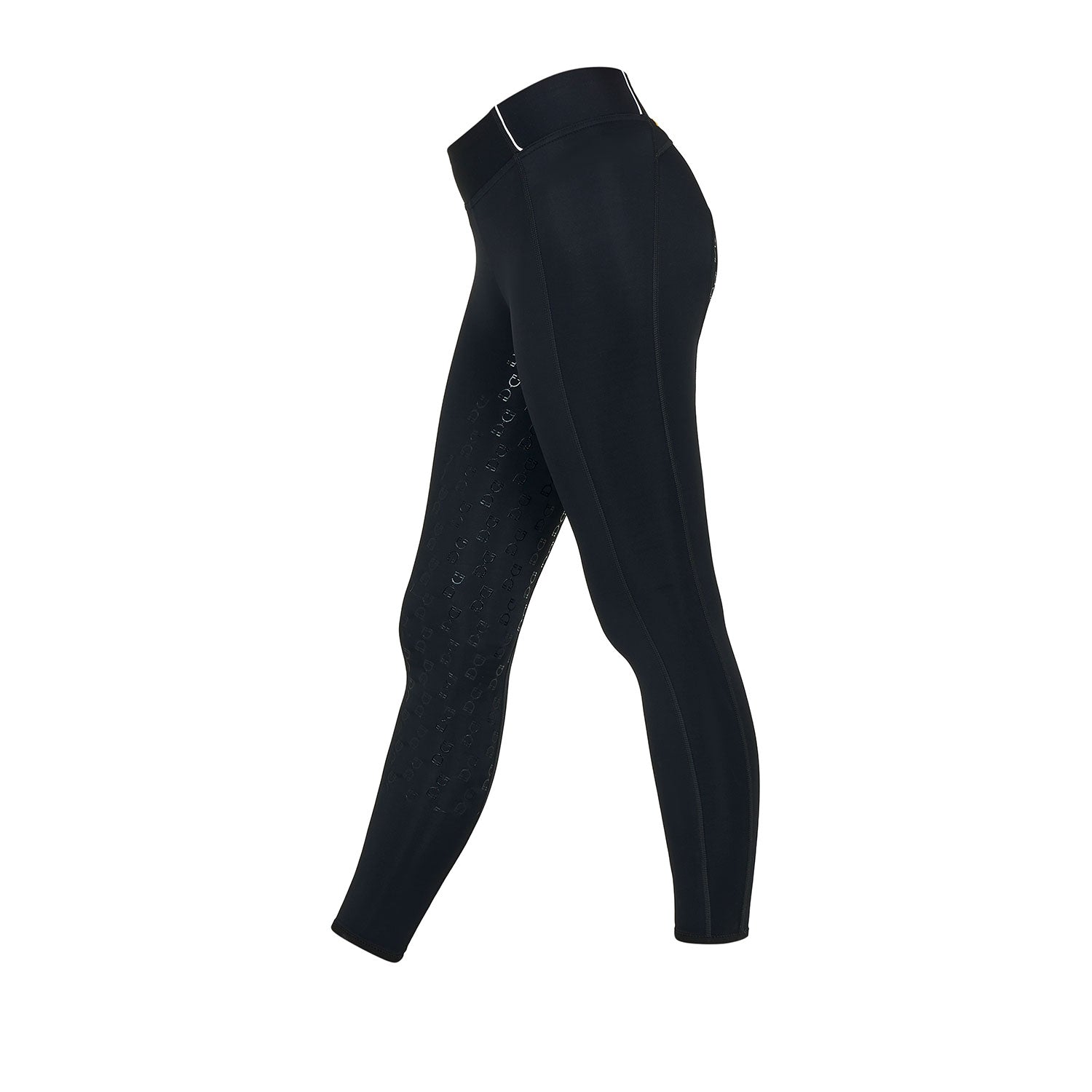 Equestro junior ss22 leggins - Colore BLACK/WHITE
