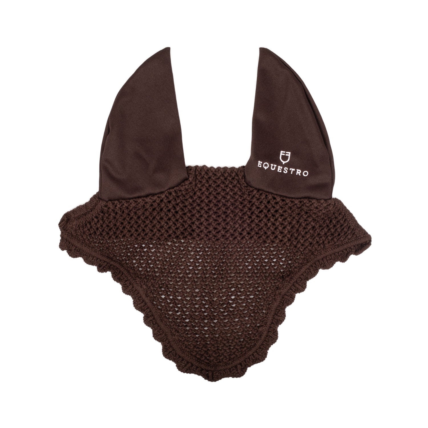 Equestro cuffietta cotone c/orecchie elasticizzate - Colore BROWN