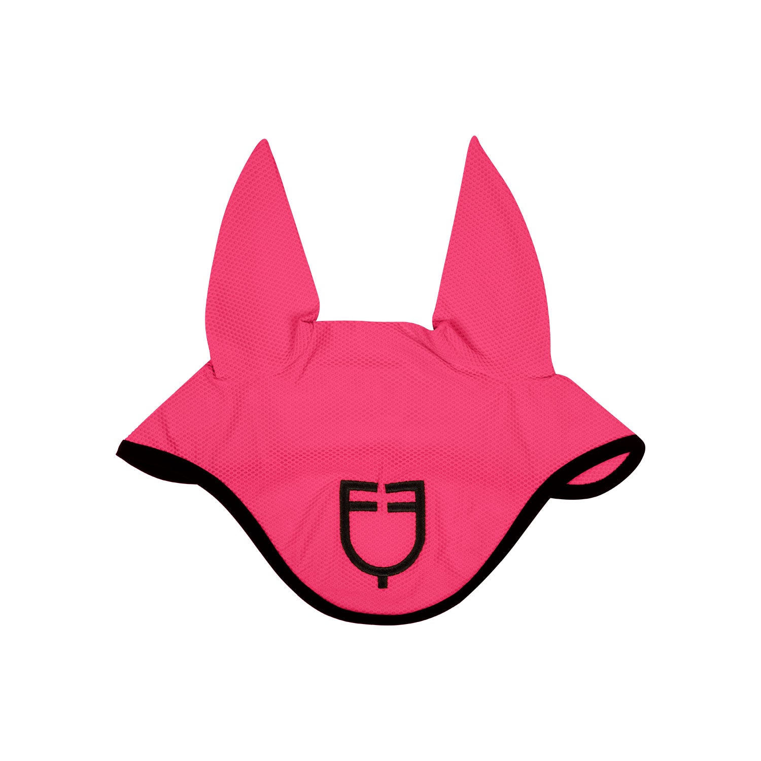 Equestro fly veil onion mesh fabric black line edition - Colore HONEYSUCKLE (18-2120)