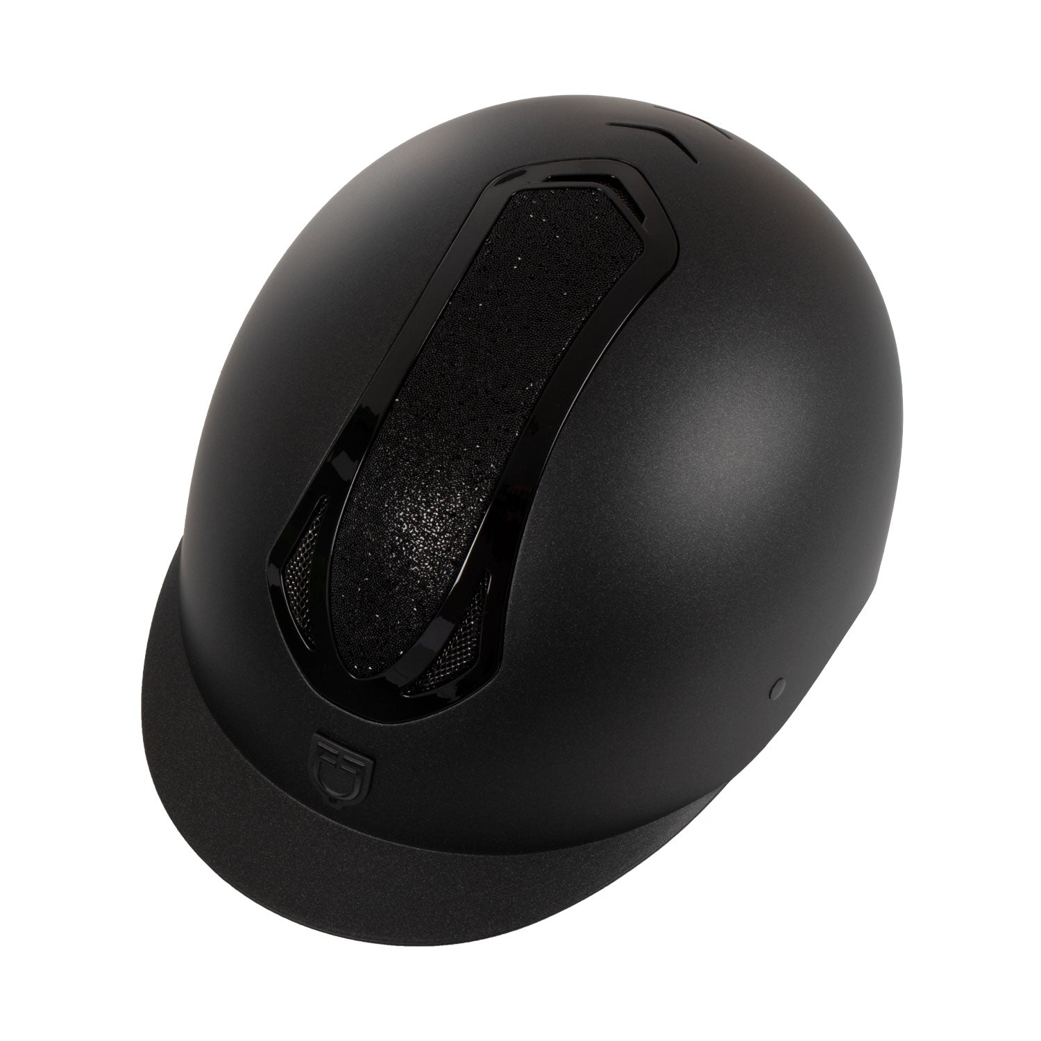 Equestro women's azael stone helmet rowel fitting - Colore BLACK/BLACK SHINY