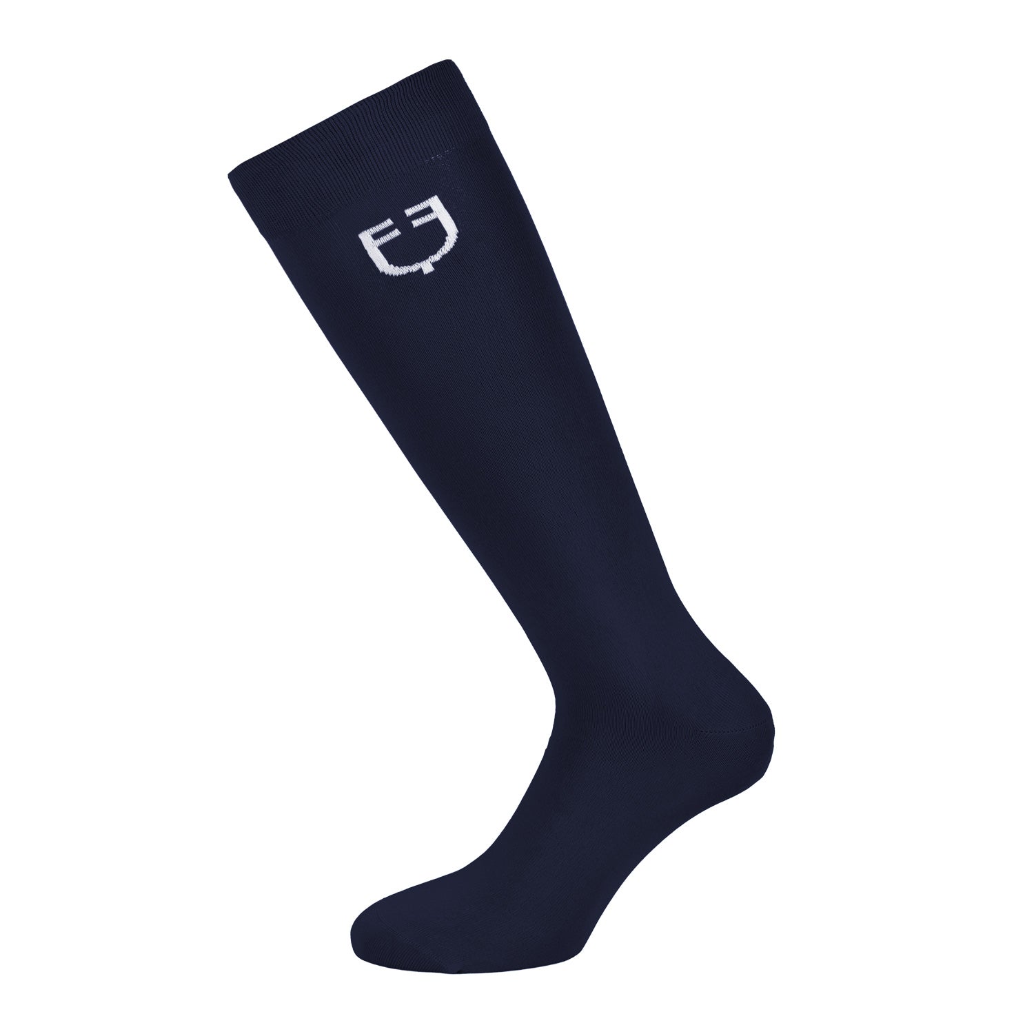 Equestro unisex light basic sock - Colore NAVY BLAZER (19-3923)/WHITE