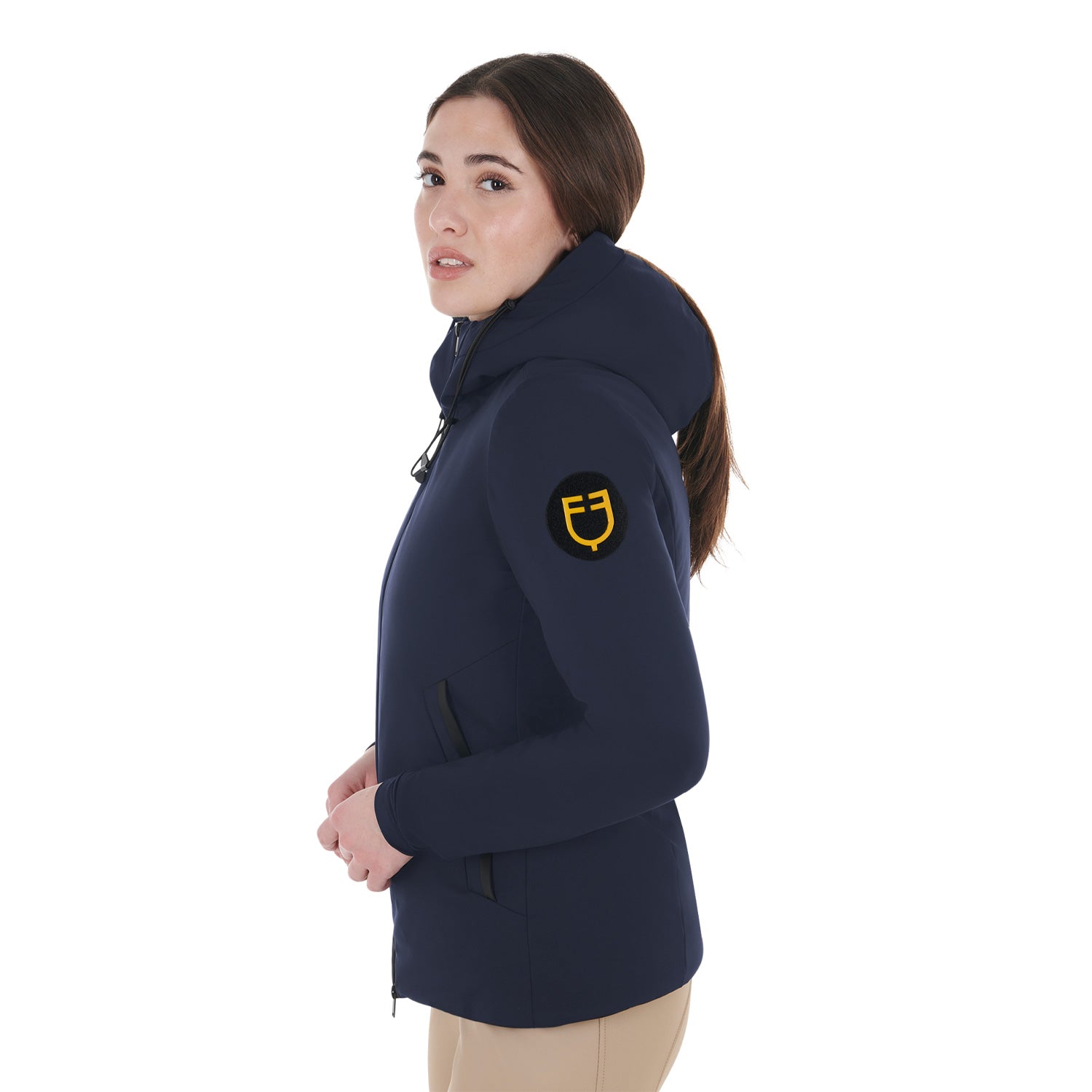 Equestro women's basic puffer jacket - Colore NAVY BLAZER (19-3923)