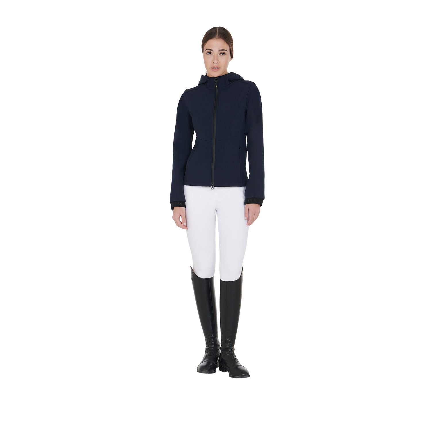 Equestro technical woman winter softshell - Colore NAVY