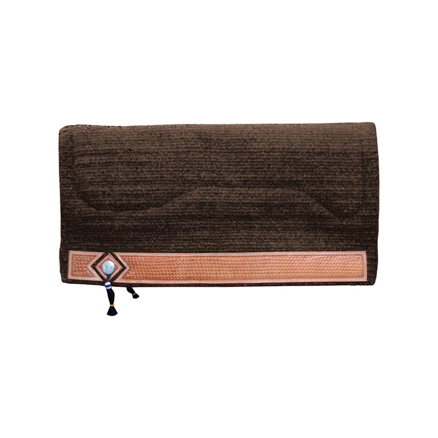Pool's sottosella western show alpaca basket - Colore BROWN
