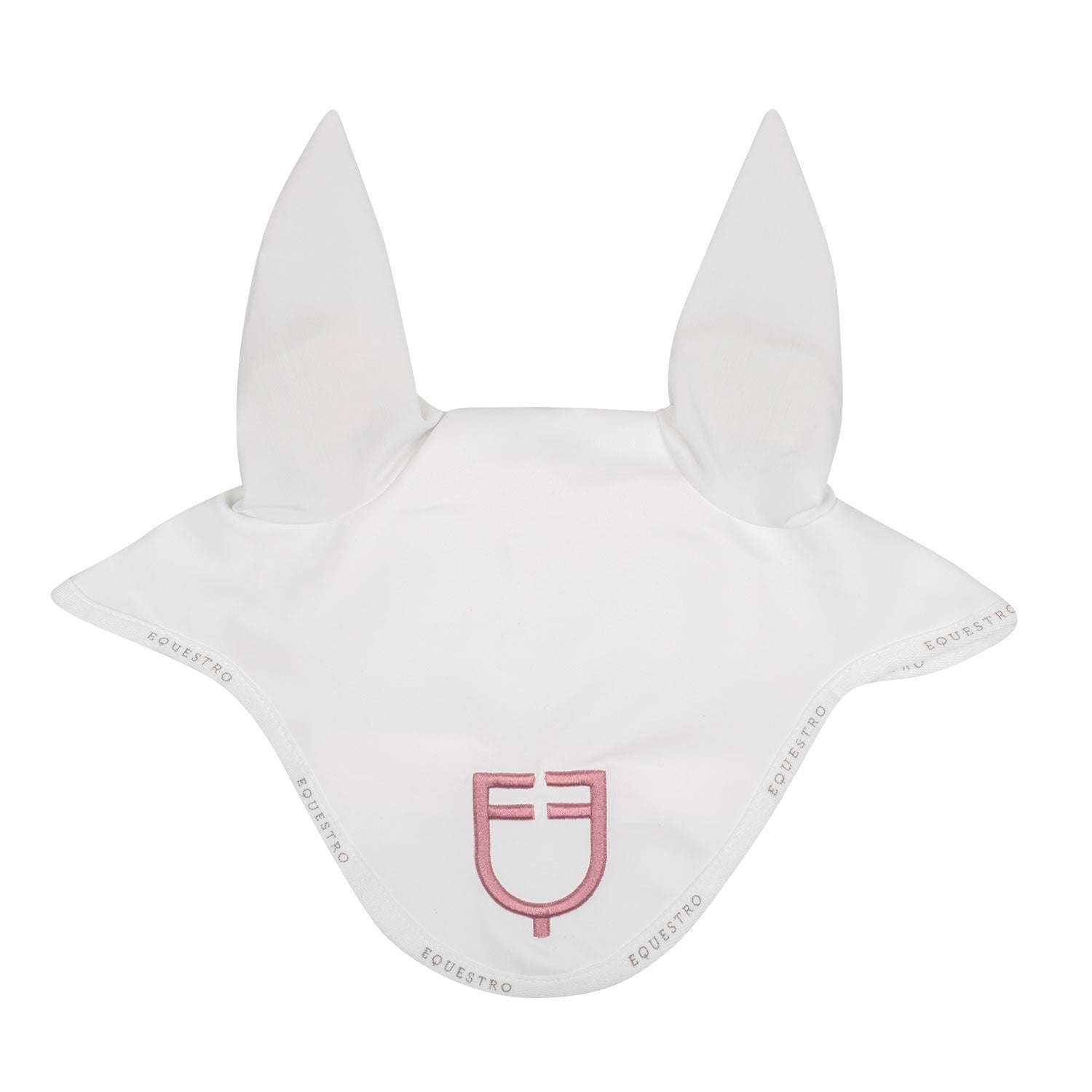 Equestro gp multicolor logo fly veil - Colore WHITE/WHITE/BALLERINA (13-2807)