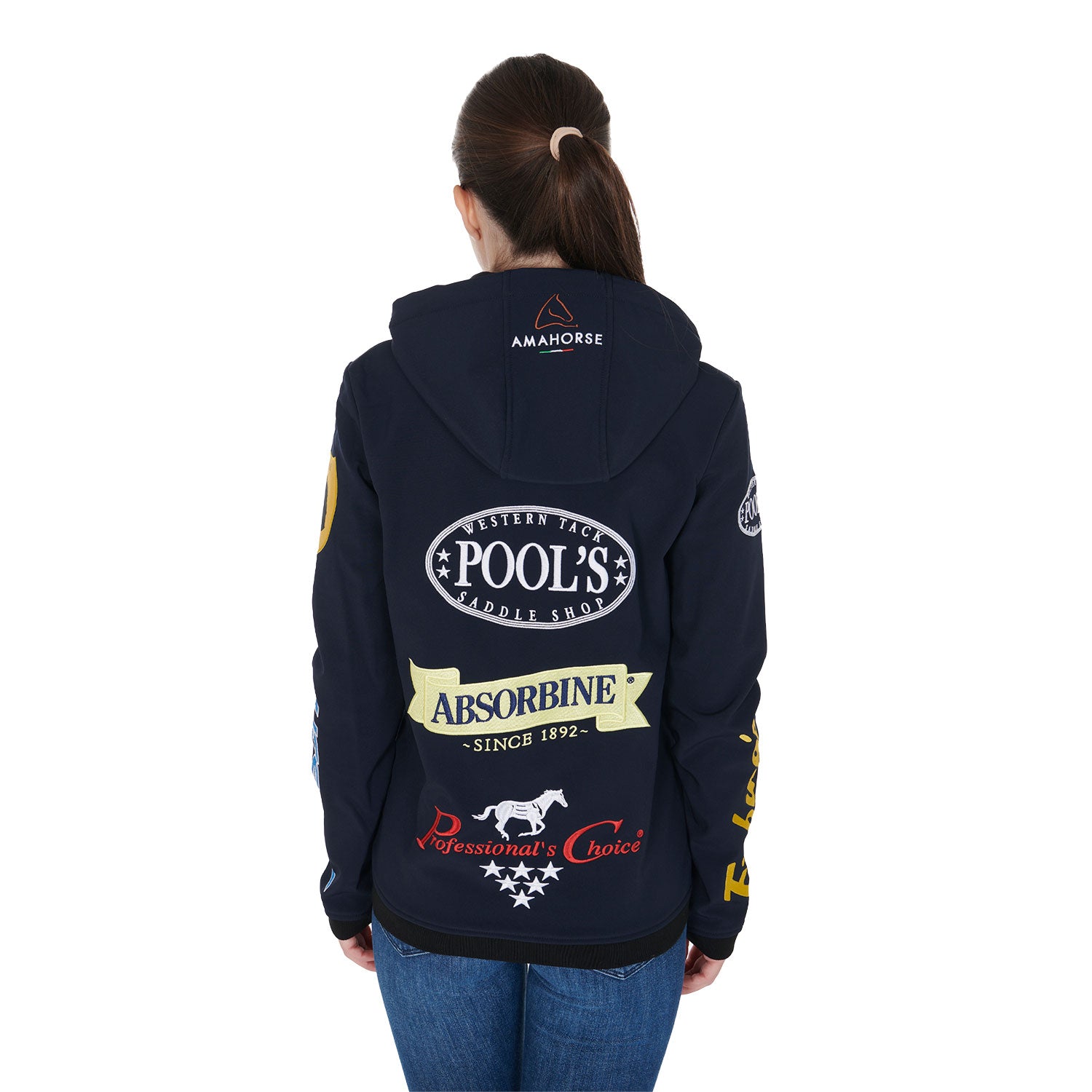 Pool's softshell unisex multilogo - neutra