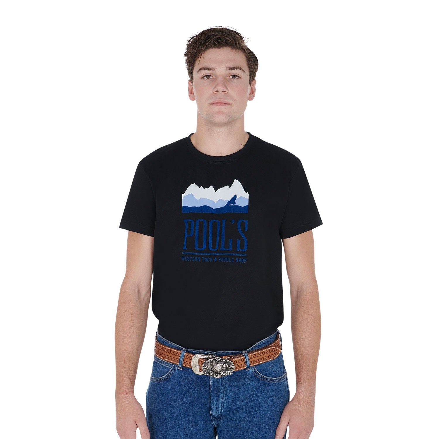 Pool's eagle mountain man cotton t-shirt - neutra