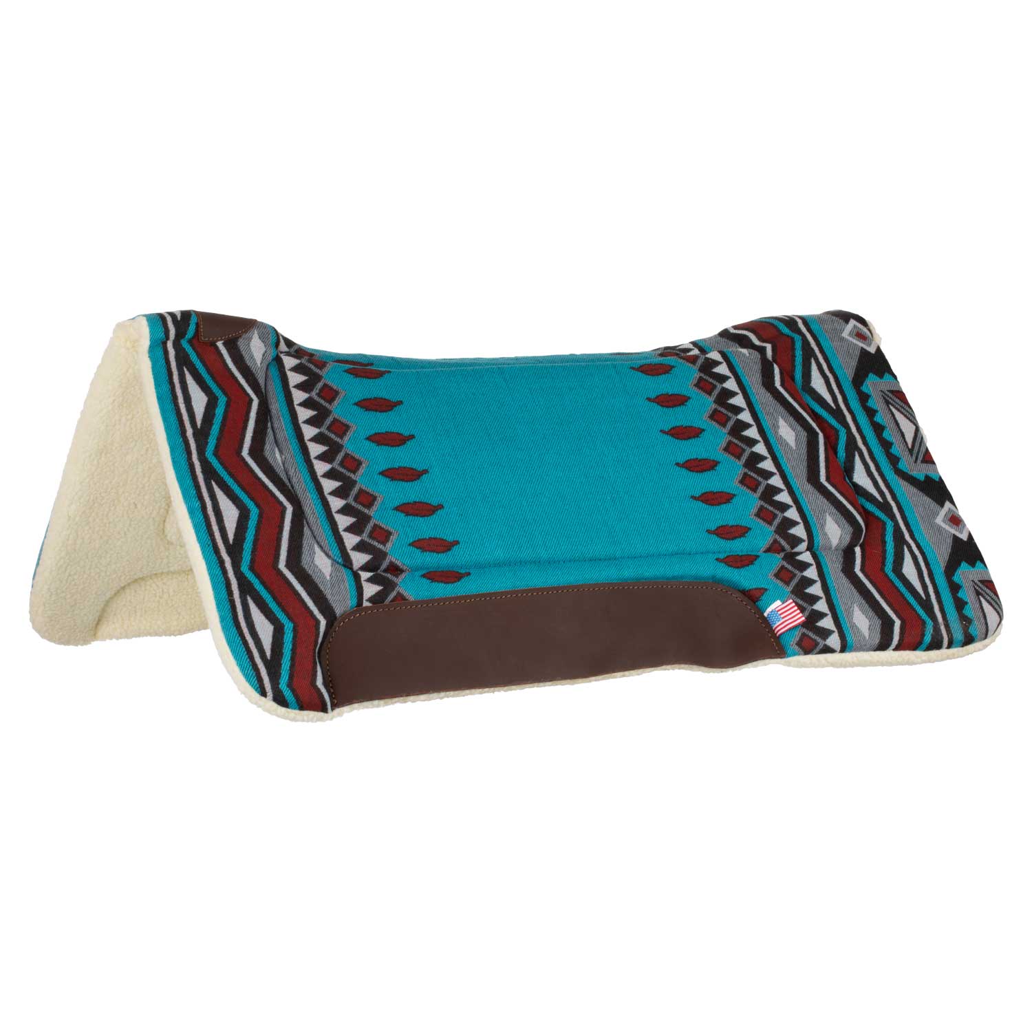 Pool's wyoming western saddle pad eco wool padding - neutra