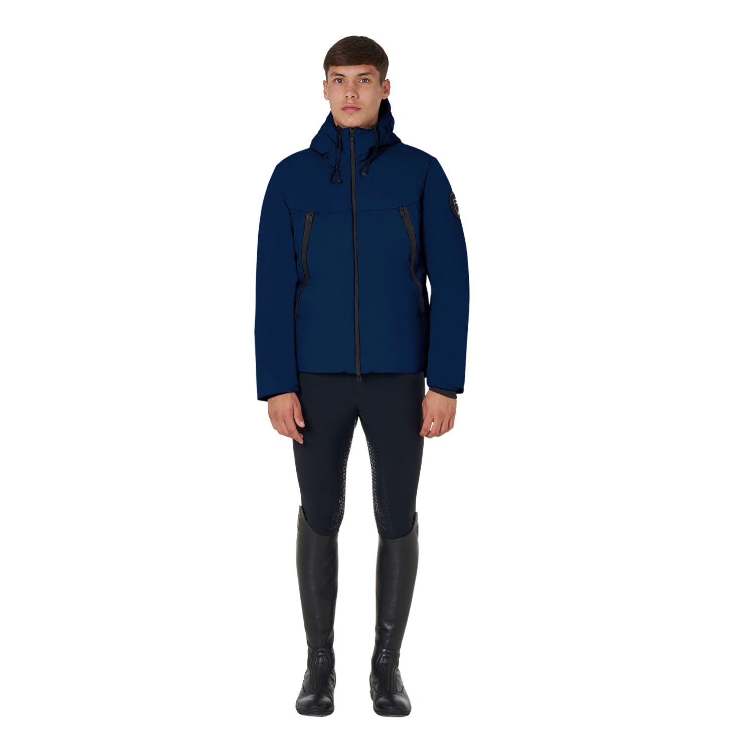 Equestro men's basic puffer jacket - Colore NAVY BLAZER (19-3923)