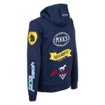 Pool's multilogo unisex hoodie jacket - Colore NAVY