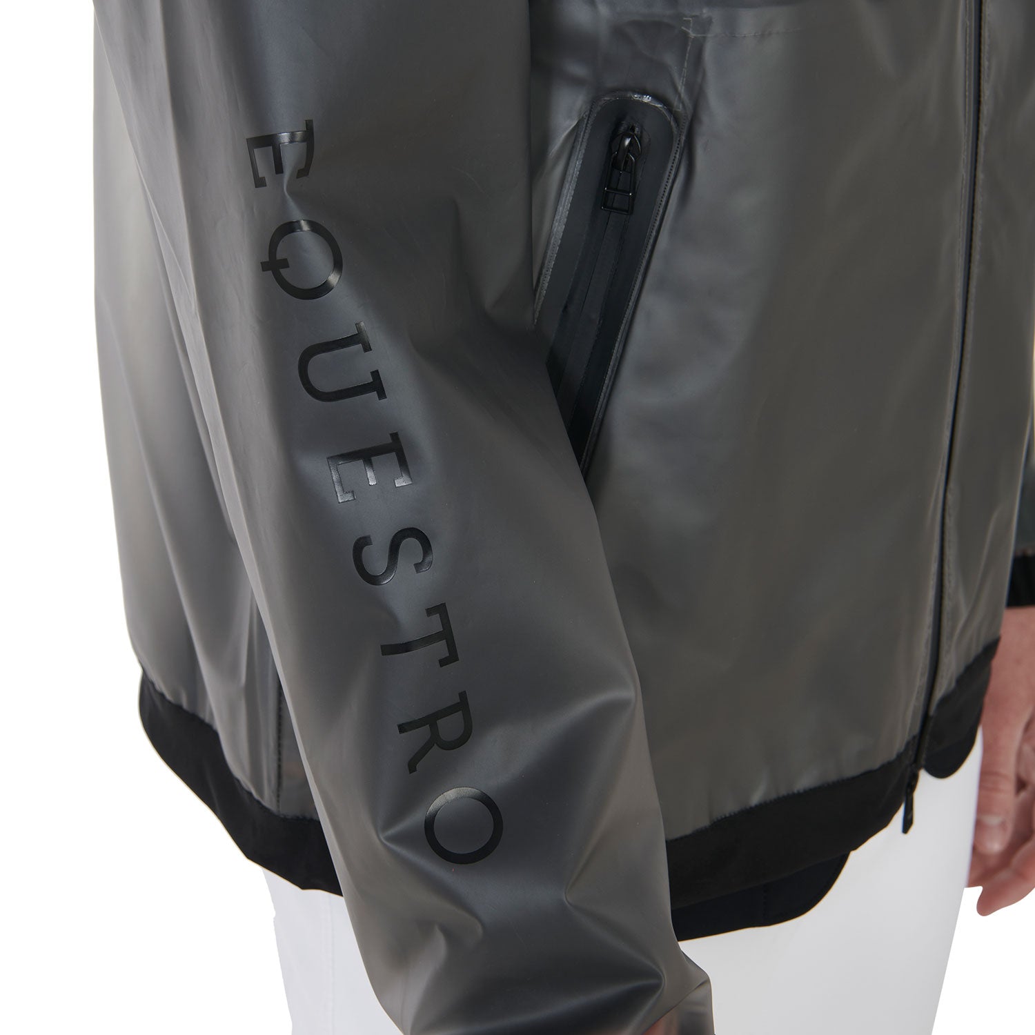 Equestro basic man raincoat - Colore GREY