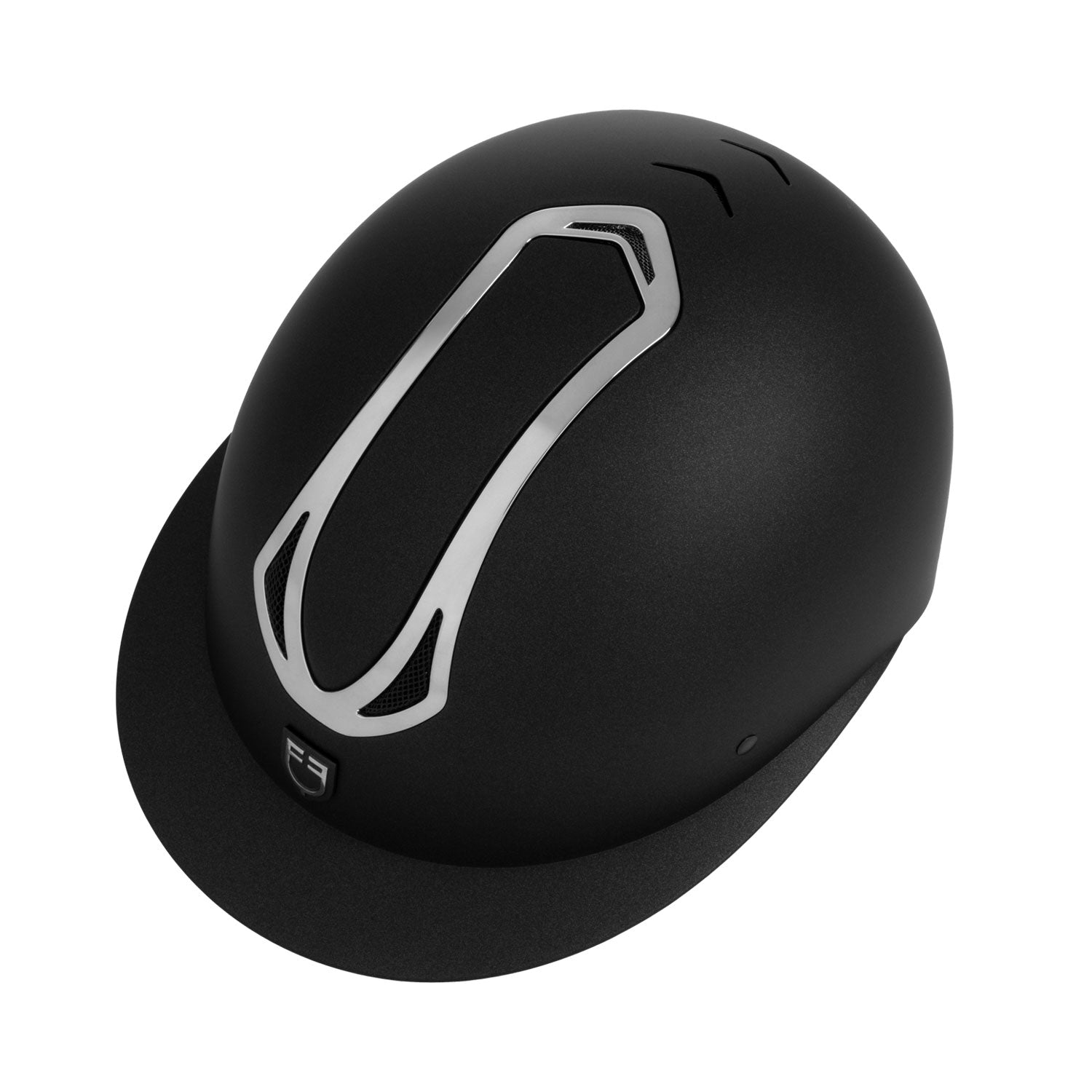 Equestro women's azael wide visor helmet rowel fitting - Colore BLACK/GUNMETAL