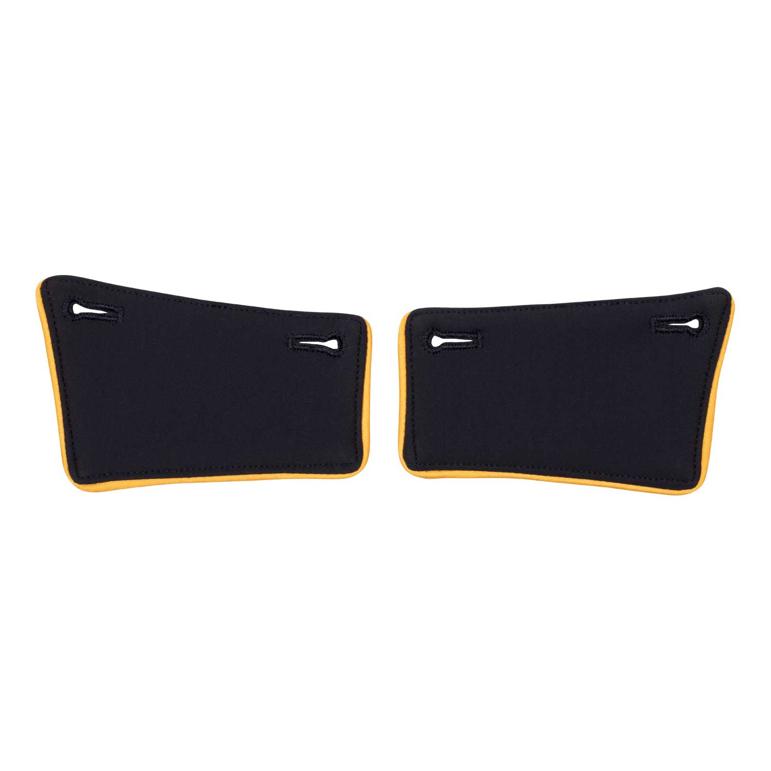 Equestro women's yellow piping tailcoat flap (2pcs) - Colore NAVY