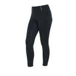 Equestro girl's fleece lining classic leggings - Colore BLACK