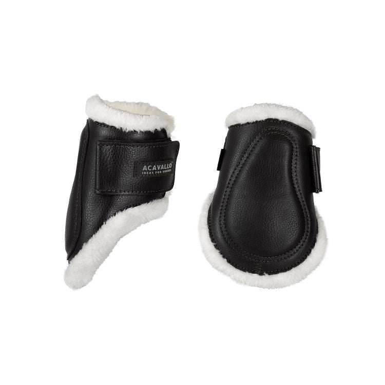 Paranocche Acavallo in EcoPelle con Eco-Lana e chiusura in velcro