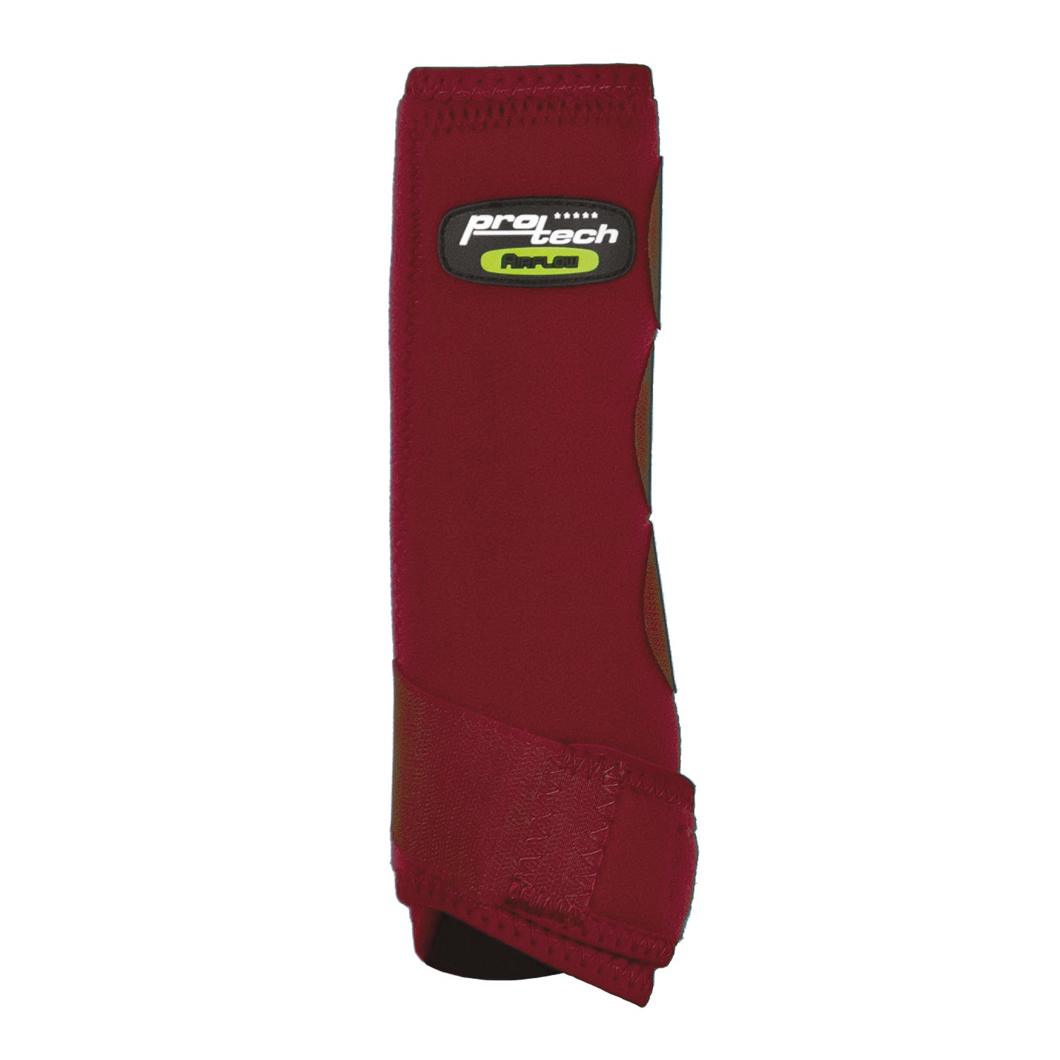 Stinchiere X-Fit anteriori in neoprene con chiusure in velcro AIRFLOW BURGUNDY