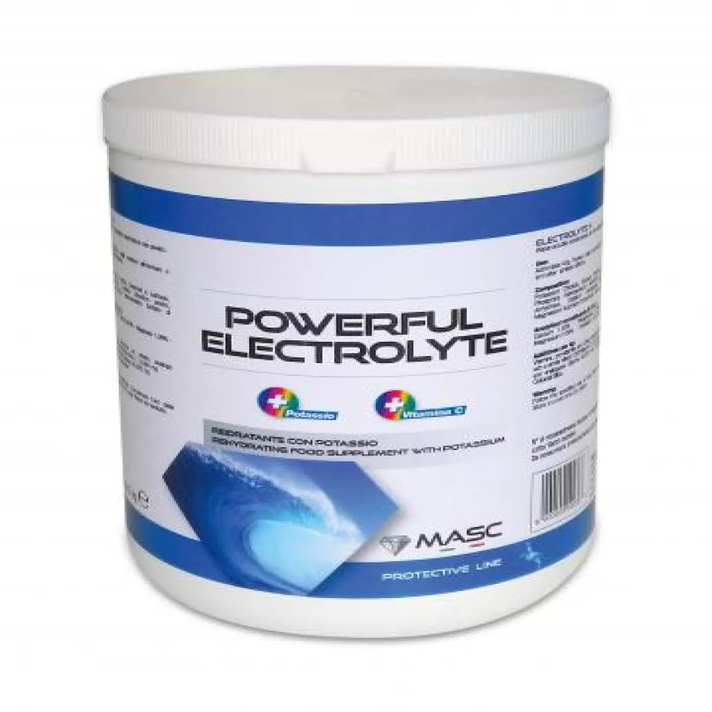 Elettroliti Masc Powerful Electrolyte con Sodio, Potassio e Vitamina C