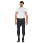 Equestro pantaloni uomo modello " zeus" grip sul ginocchio - Colore NAVY