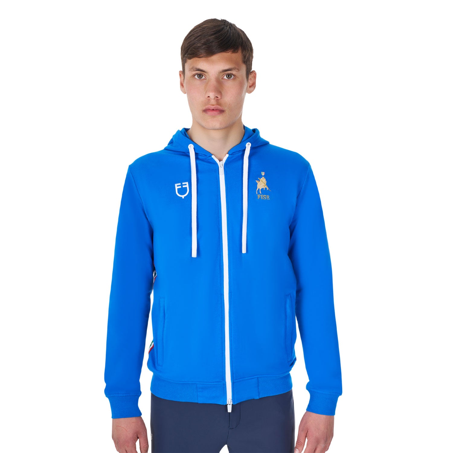Equestro men's basic hoodie equestroxfise - neutra