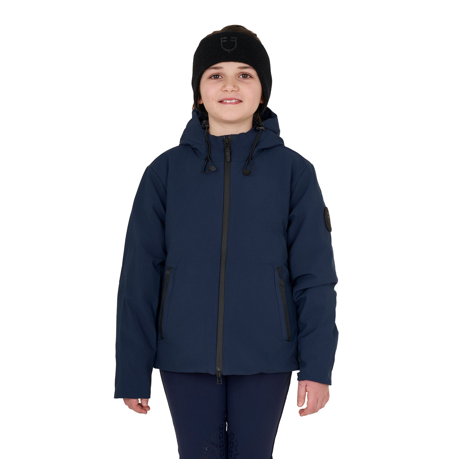 Equestro kid's basic puffer jacket - neutra