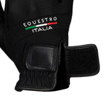 Equestro multicolor logo gloves equestroxfise - Colore BLACK