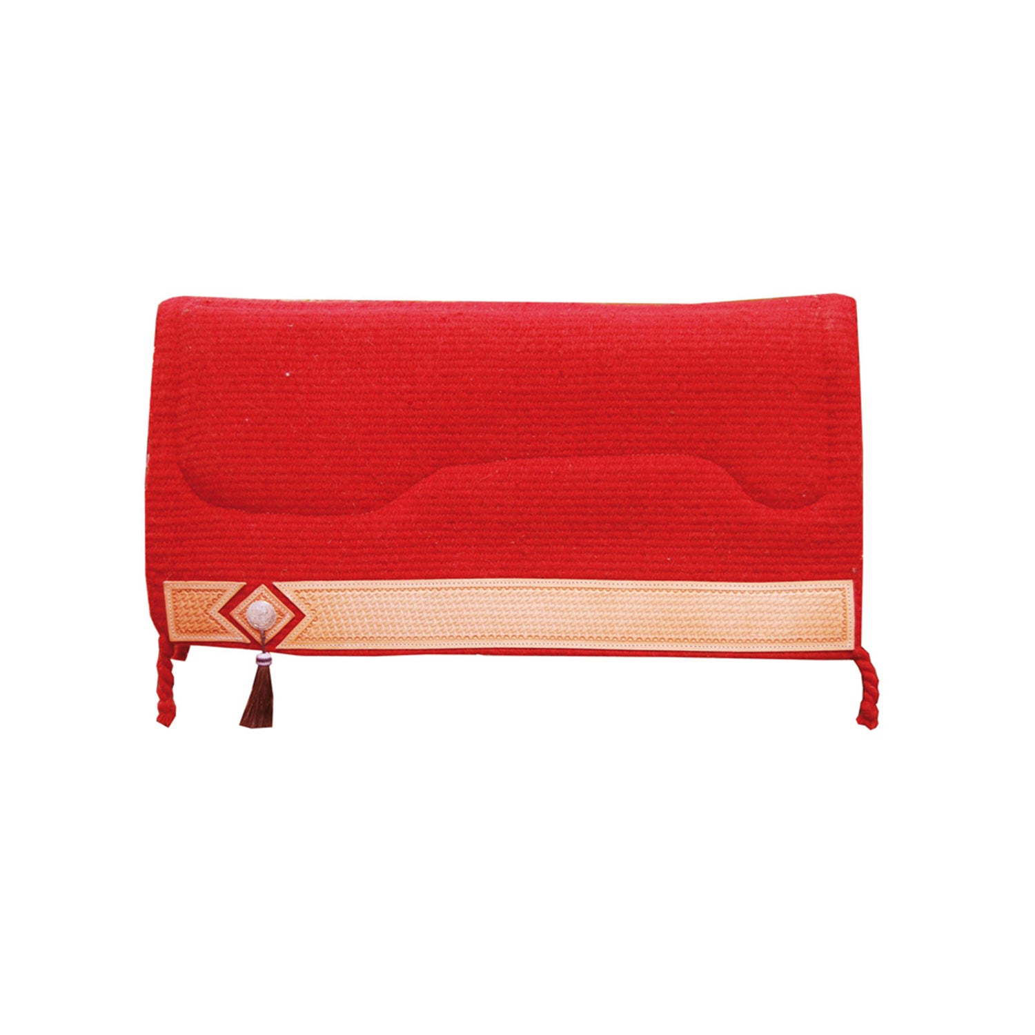 Pool's sottosella western show alpaca barbwire - Colore RED