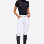 Polo Equitazione donna da allenamento Jersey con bottoni RG by Cavalleria