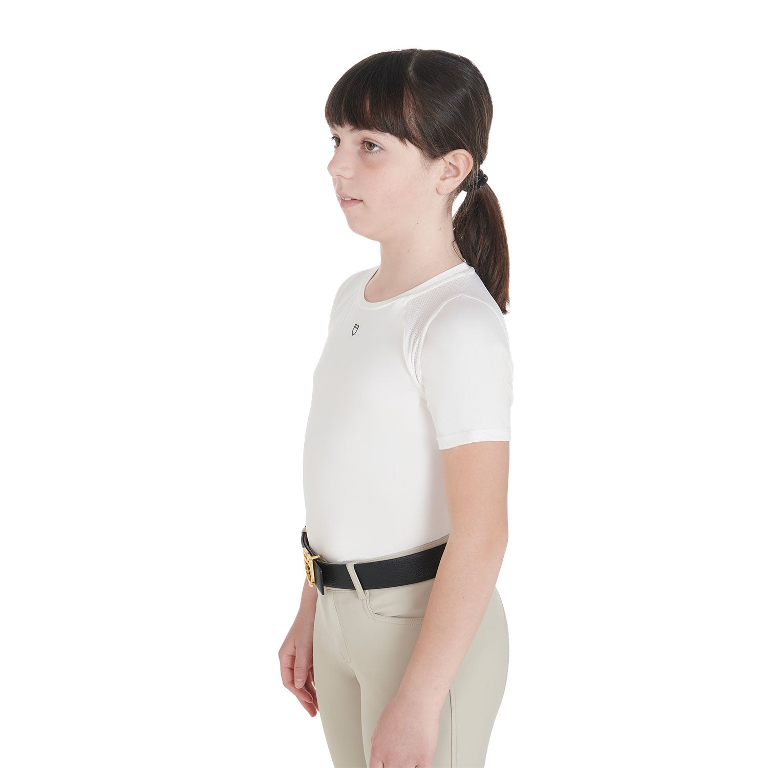 Equestro technical junior training t-shirt - Colore WHITE