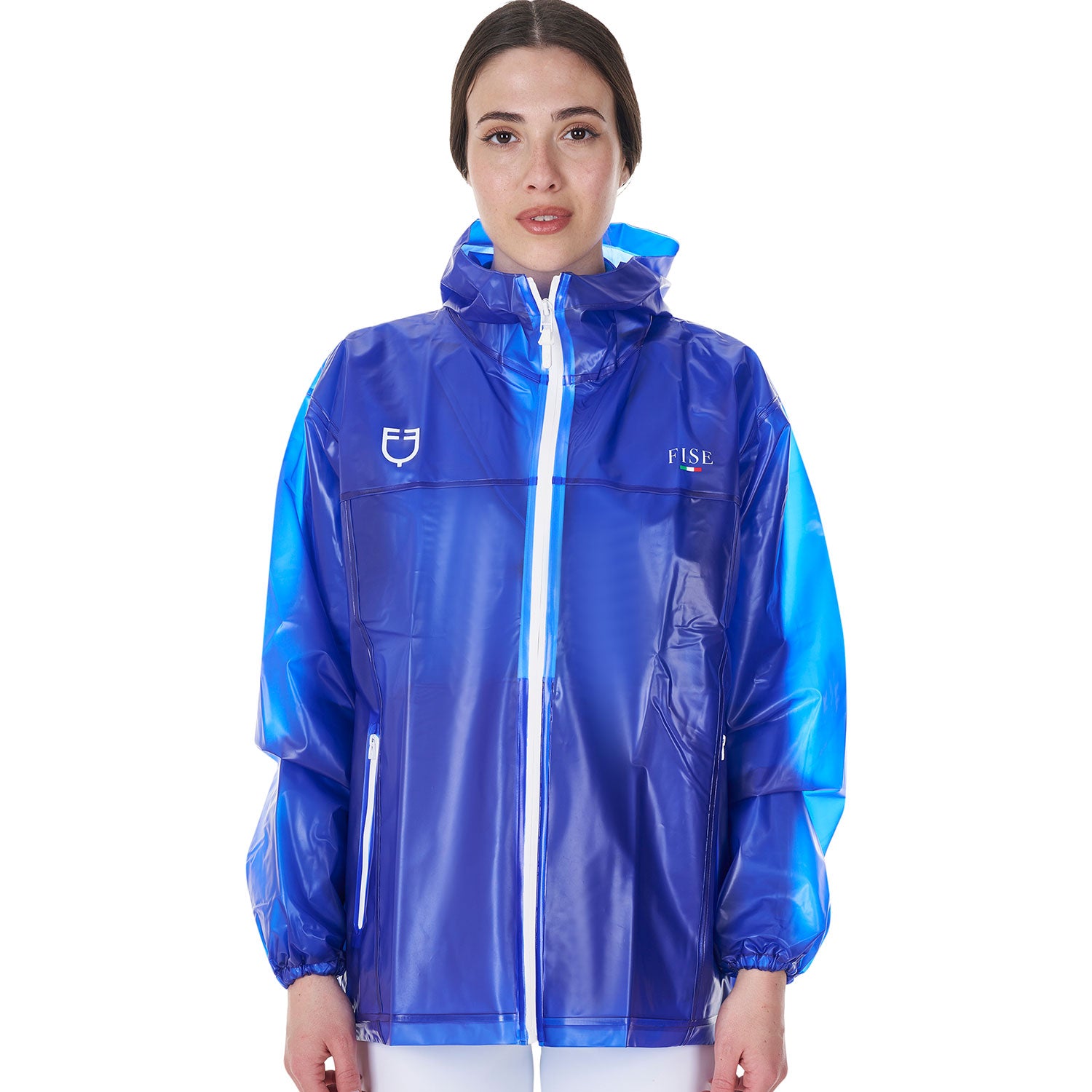 Equestro unisex basic raincoat equestroxfise - neutra