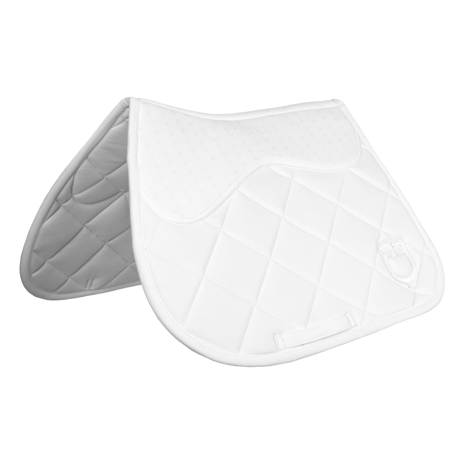 Equestro silica plus jumping saddle pad - Colore WHITE