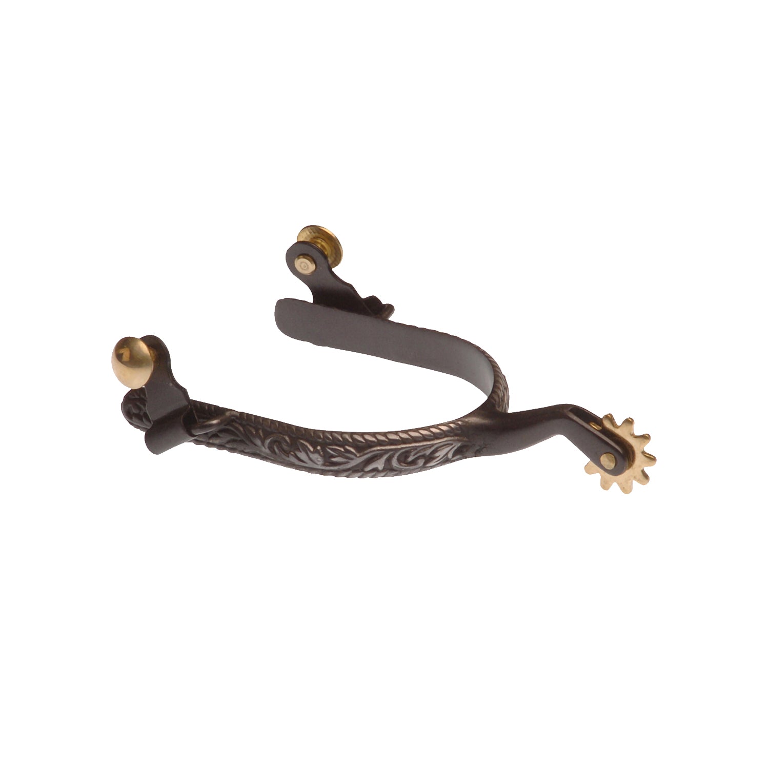 Lakota speroni western stretti ferro nero flowers - neutra