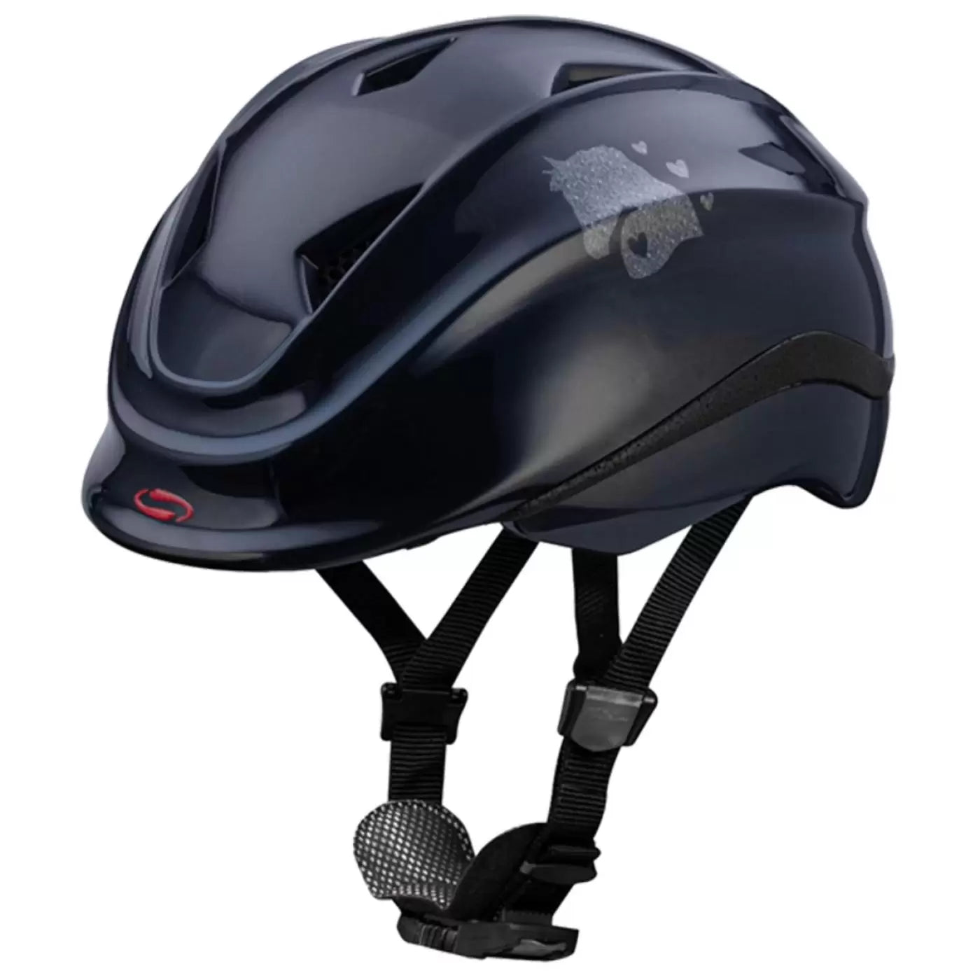 Casco Equitazione Da Bambino Swing K4 Lucky Heart, rotella posteriore