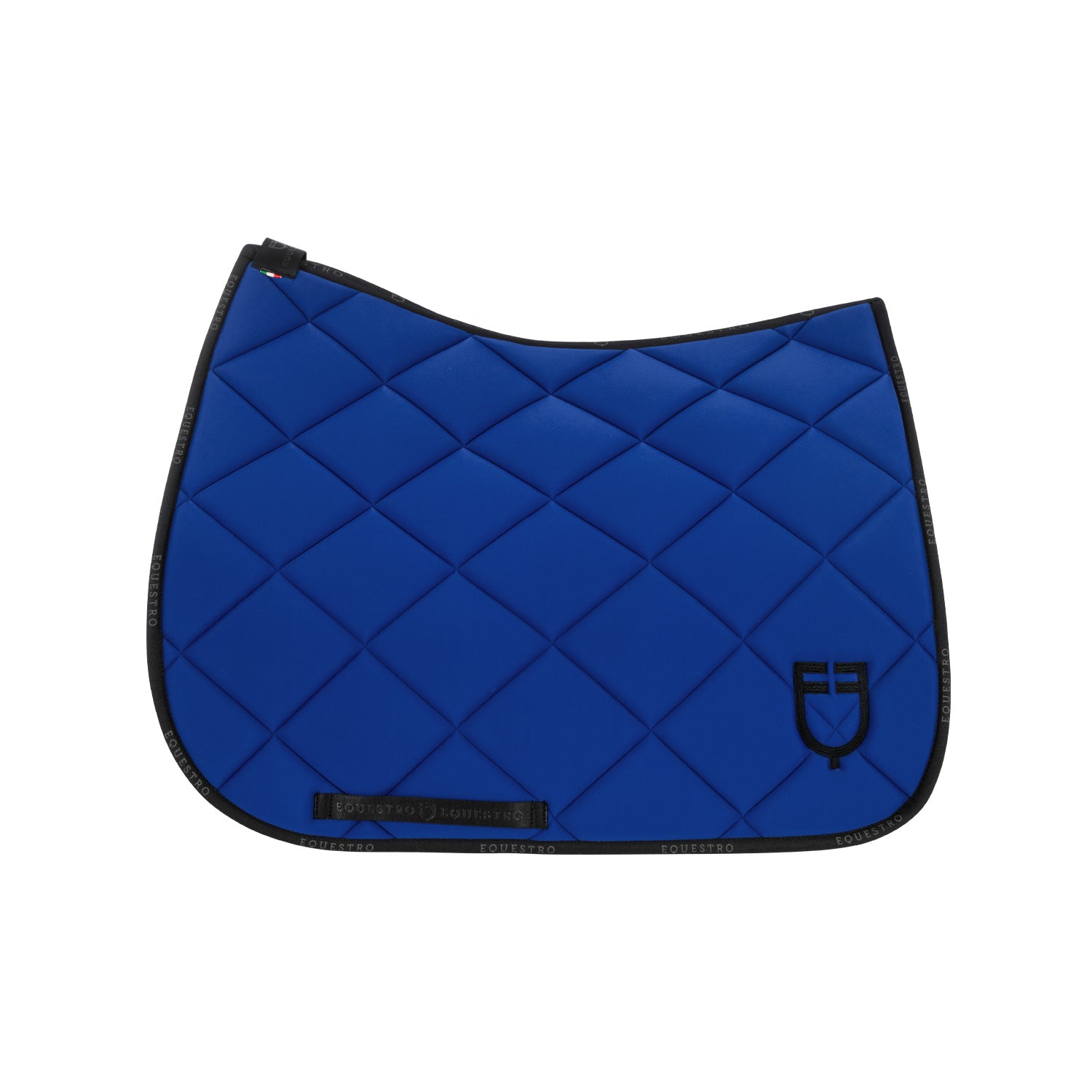 Equestro sottosella da dressage modello gp con logo - Colore SEA/BLACK