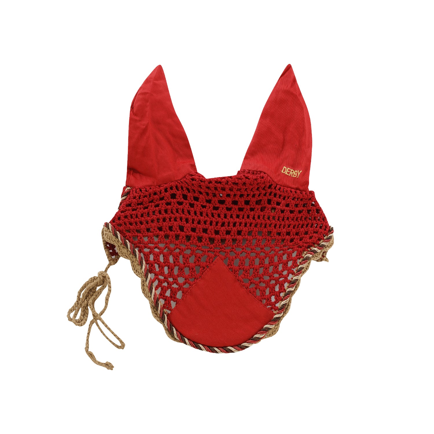 Derby cuffietta c/cordone pony derby - Colore DARK RED/MULTICOLOR/BEIGE