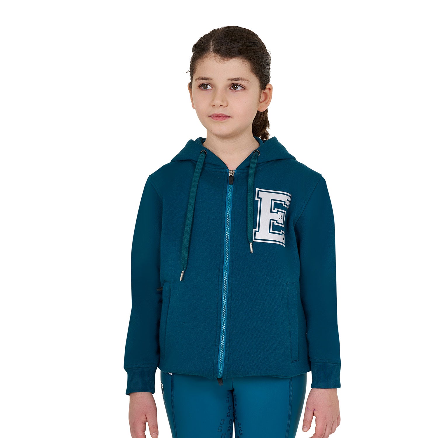 Equestro girl's institutional hoodie - neutra