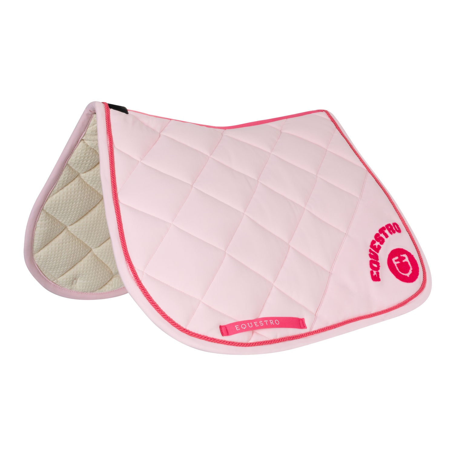 Equestro equestro college jumping saddle pad - Colore BALLERINA (13-2807)/HONEYSUCKLE (18-2120)