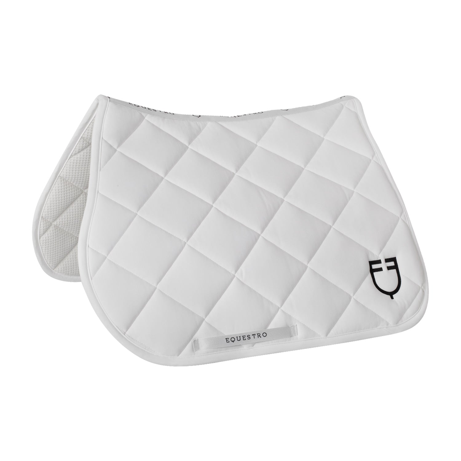 Equestro sottosella jumping equestro in tessuto tecnico white line edition - neutra
