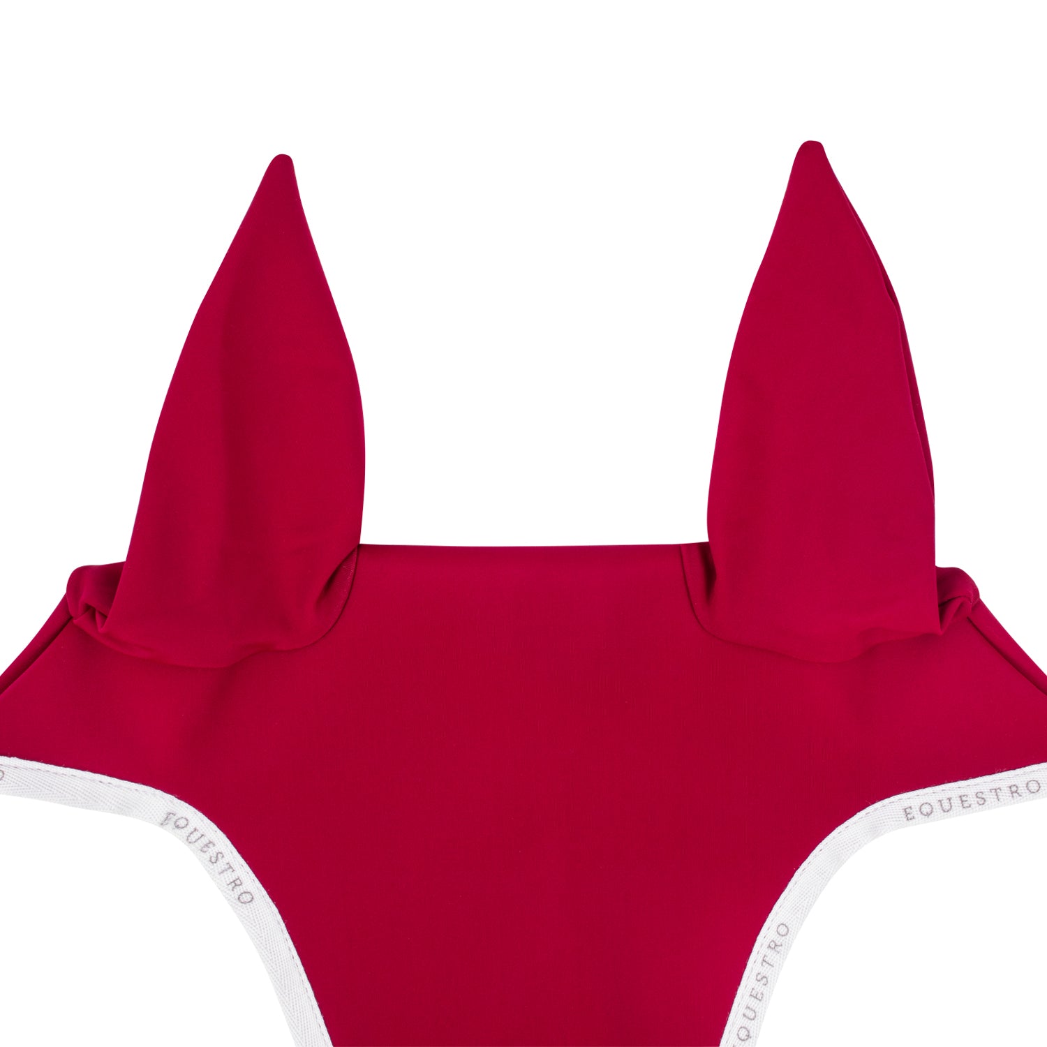 Equestro cuffietta modello gp con attacco al chiudibocca - Colore WINE/WHITE